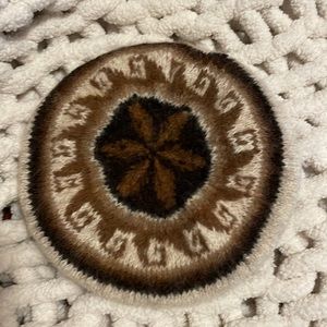 Vintage Patterned Beret